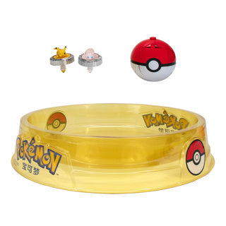 Bojové spinnery Jazwares Pokémon se sadou pikachu a mew na stadionu