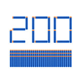 Zuru x-shot insanity 200 darts pack refill | 2 pcs