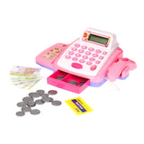 Pink toy cash register