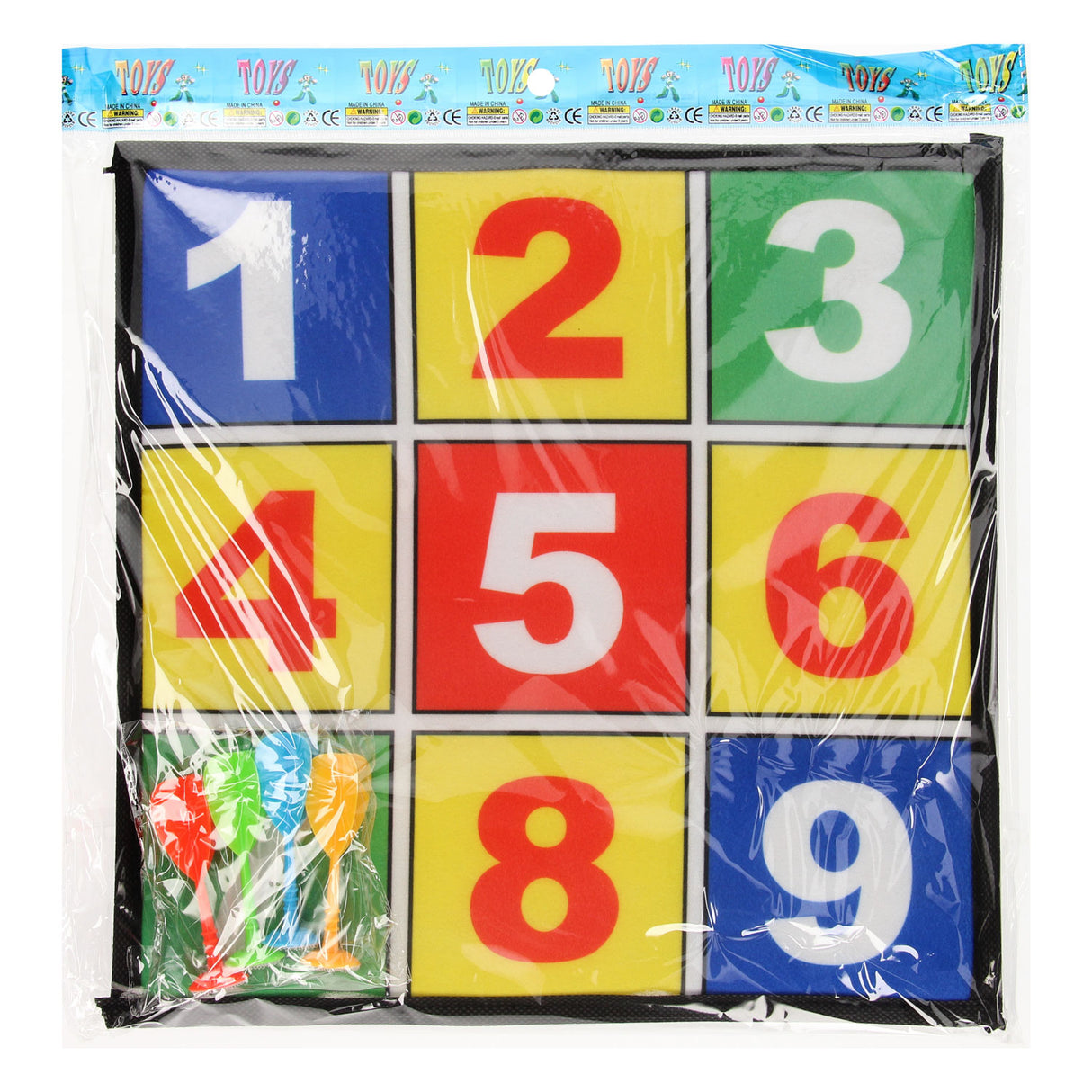 Darts game velcro numbers