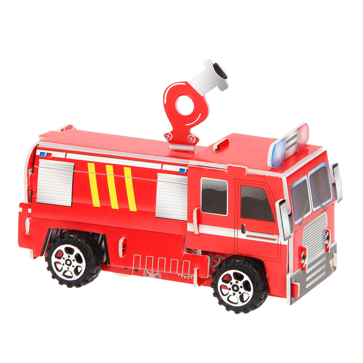 Camion de pompiers de puzzle 3d