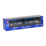 Die-cast metal trolley bus