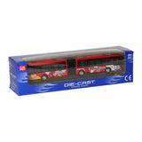 Die-cast metal trolley bus