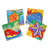 Mosaic crafting sea animals