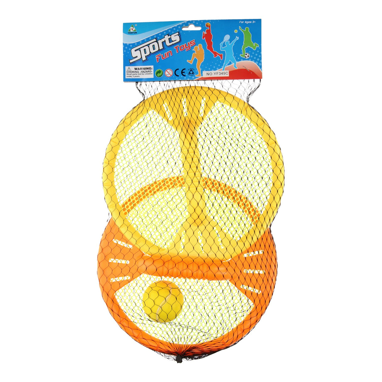 tennis discs with ball