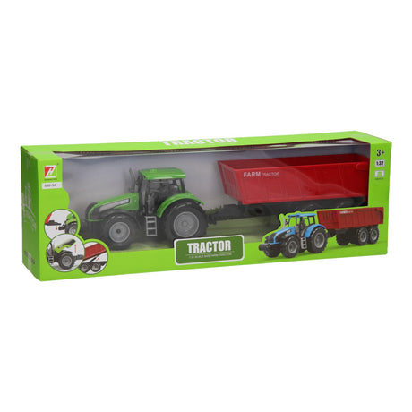 Tractor con trailer 1:32