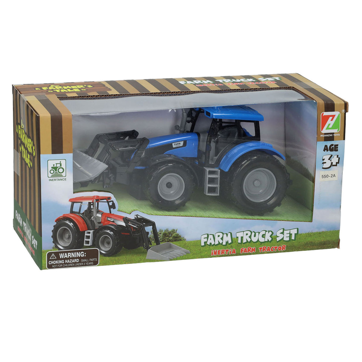 Tractor met voorlader 1:32