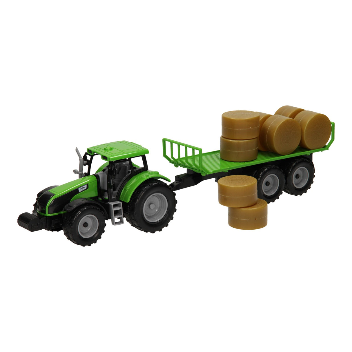 Traktor mit Balwagen 1:32