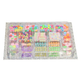 Colored bead set, 17 pcs.
