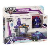 Max Robot Max Robot Transforming Set Launchbaan Purple