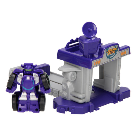 Robot Max Max Robot Transforming Set Launchbaan Purple