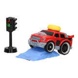 Crash stunt car set - red