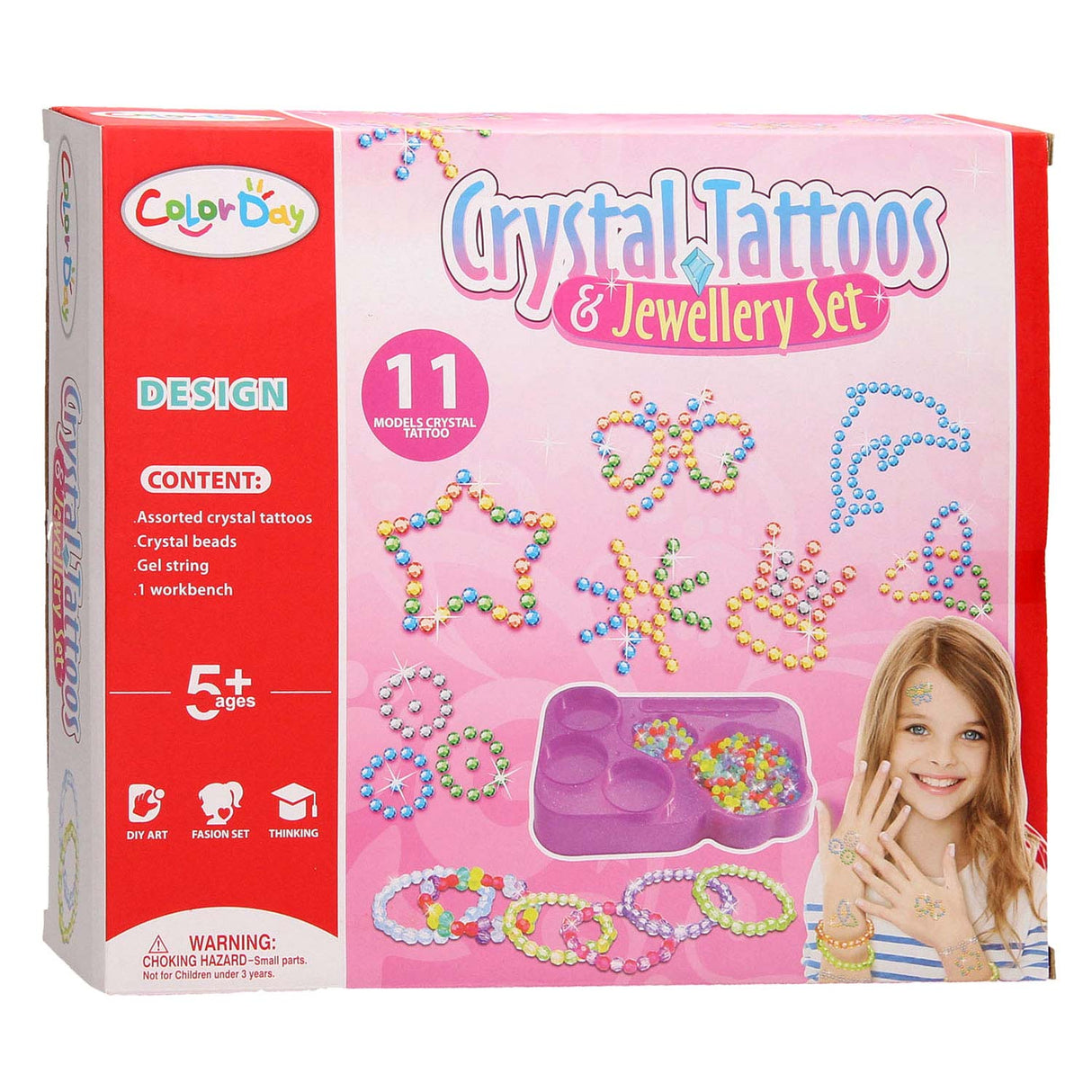 Crystal Tattooen an Bijouen Set