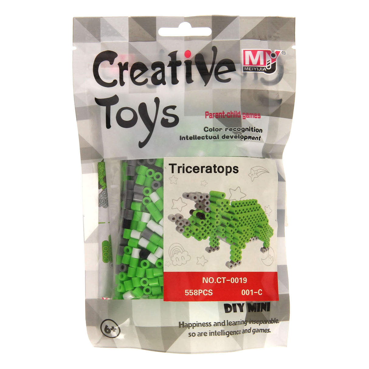 Bügelperlenset Dinosaurier