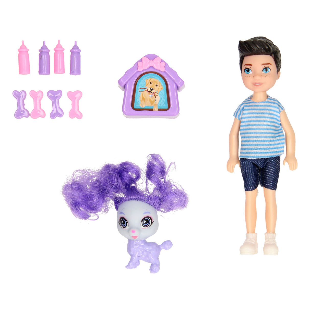 Dolls play set avec animal de compagnie