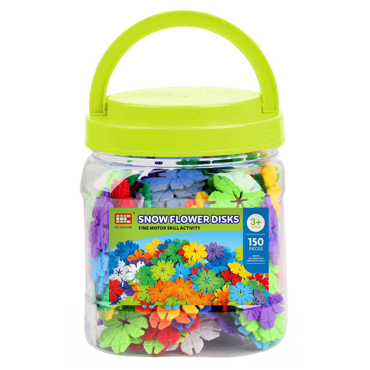 Fleurs de construction en boîte de rangement, 150 pcs.