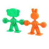 Animal shape construction set in storage box, 32 pcs.