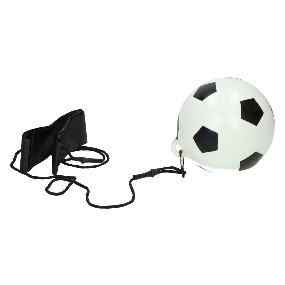 Voetbaltrainer aan koord