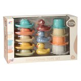 Set Badspeelgoed Pastel, 12dlg.