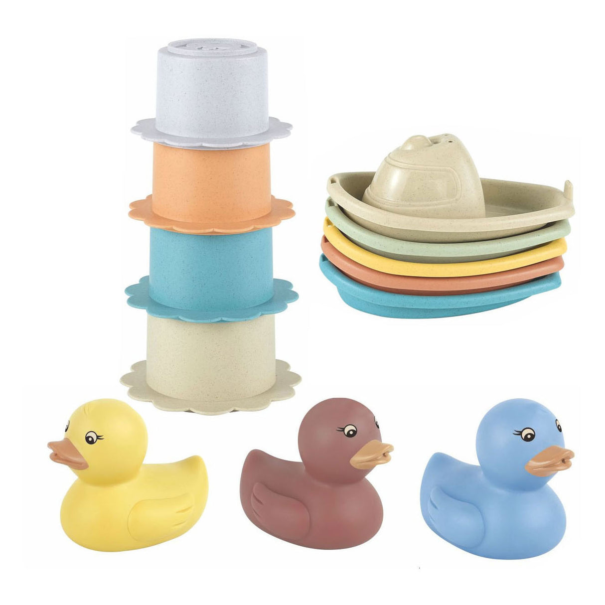 Ensemble de jouets de bain pastel, 12dlg.