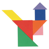 Wooden tangram puzzle, 7 pcs.
