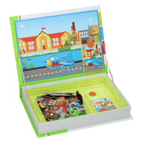 Magnetic suitcase city