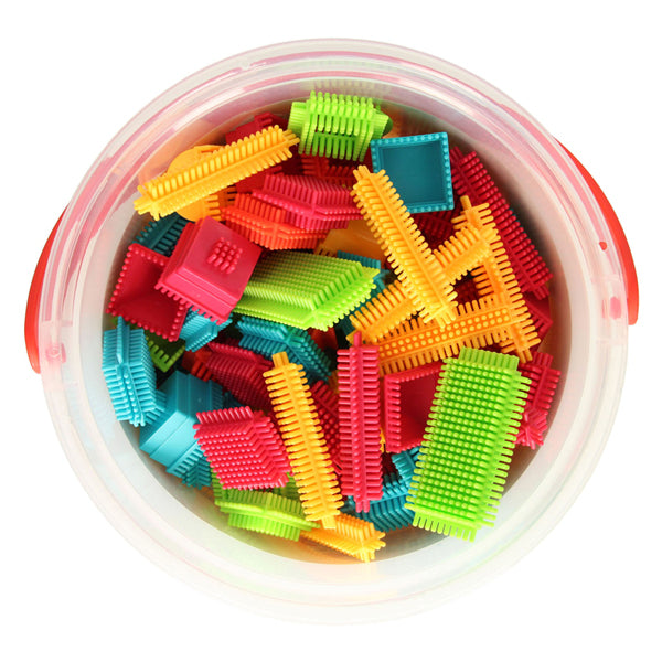 Bloko bristle blocks in storage box, 150dlg.