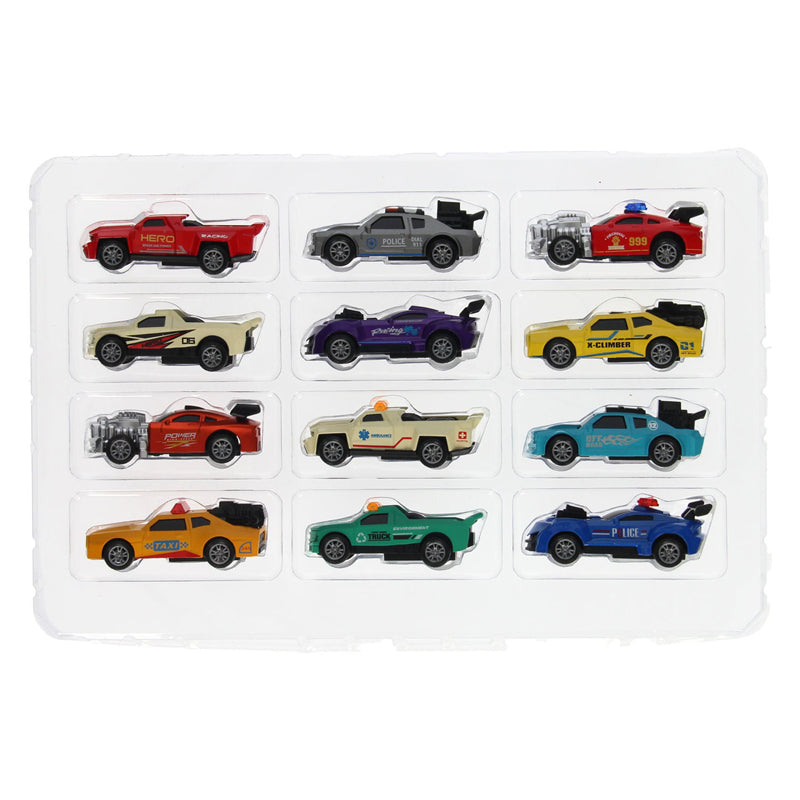 Die-cast Racing Autoen, 12 Stéck.