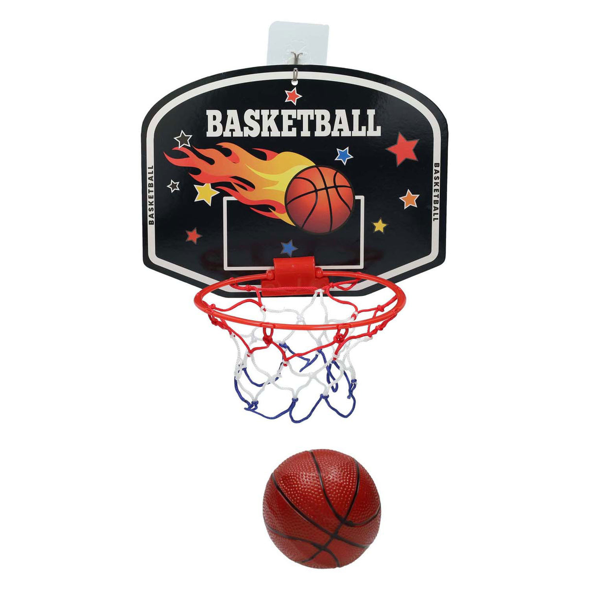 Basketbräda med boll