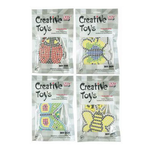 Iron-on bead set insects