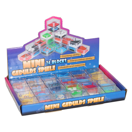 Mini patience game cube, 24 pcs.