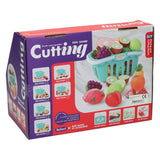 Cutting vegetables in shopping cart