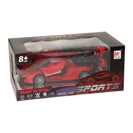 Lobbes rc sportwagen met stoomfunctie rood