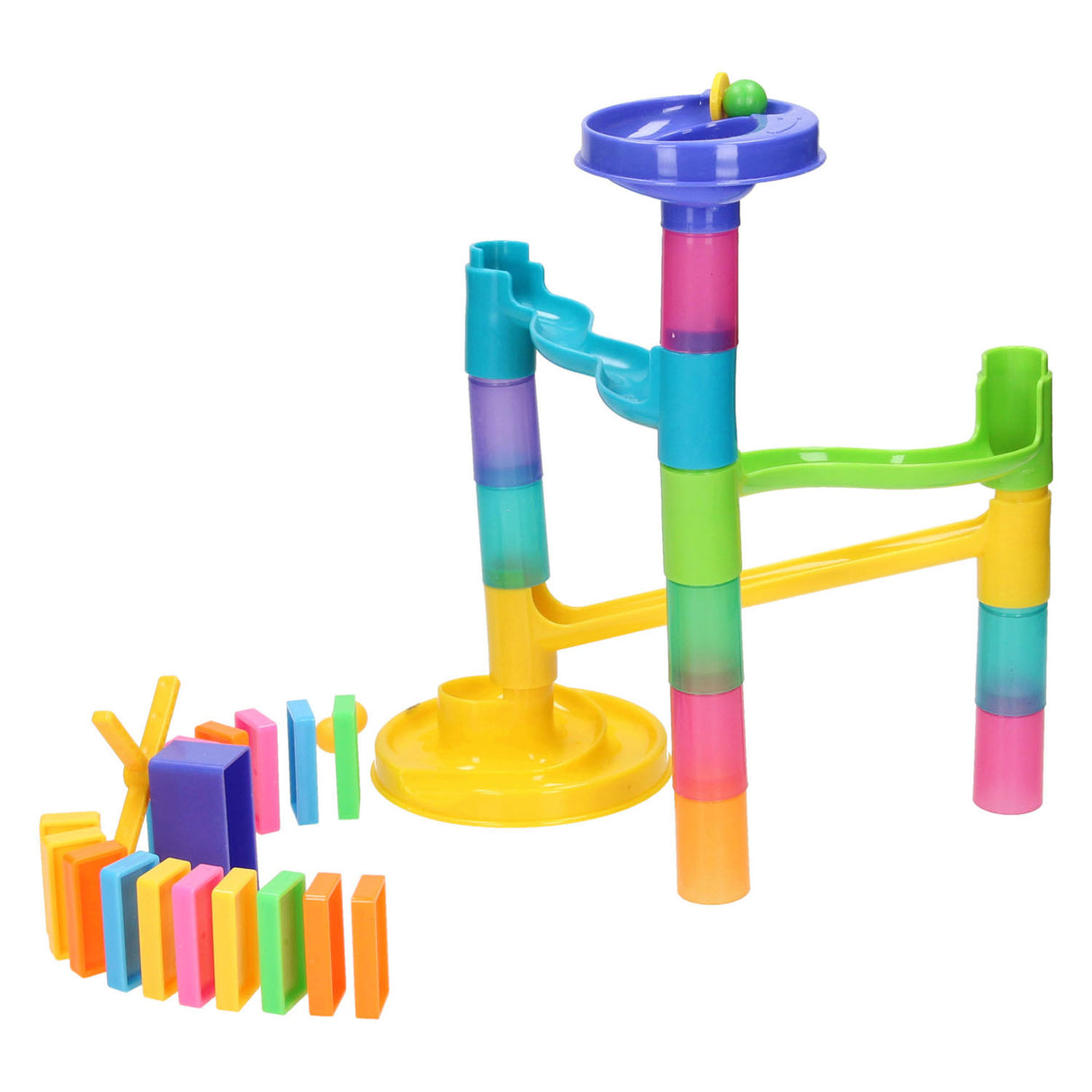 Marble track domino set, 33 pcs.