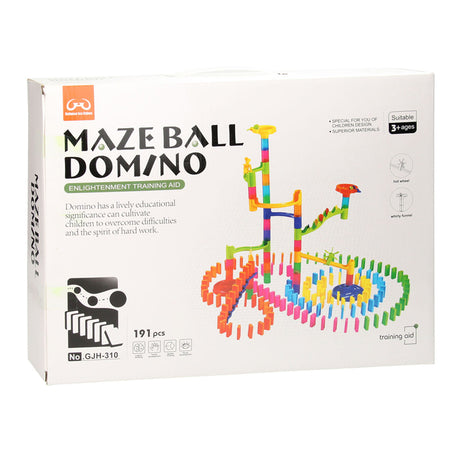 Sada domino mramorové dráhy, 191 kusů.