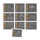 Large magnetic learning board