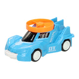 Car with firing propeller