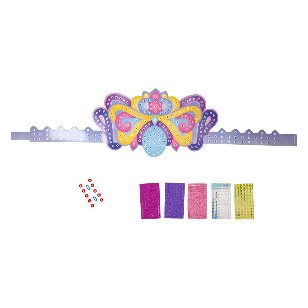 Make a mosaic tiara