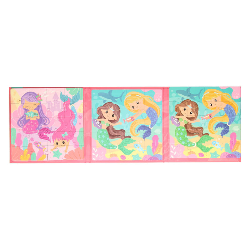 Magnéitescht Puzzel Buch Mermaid
