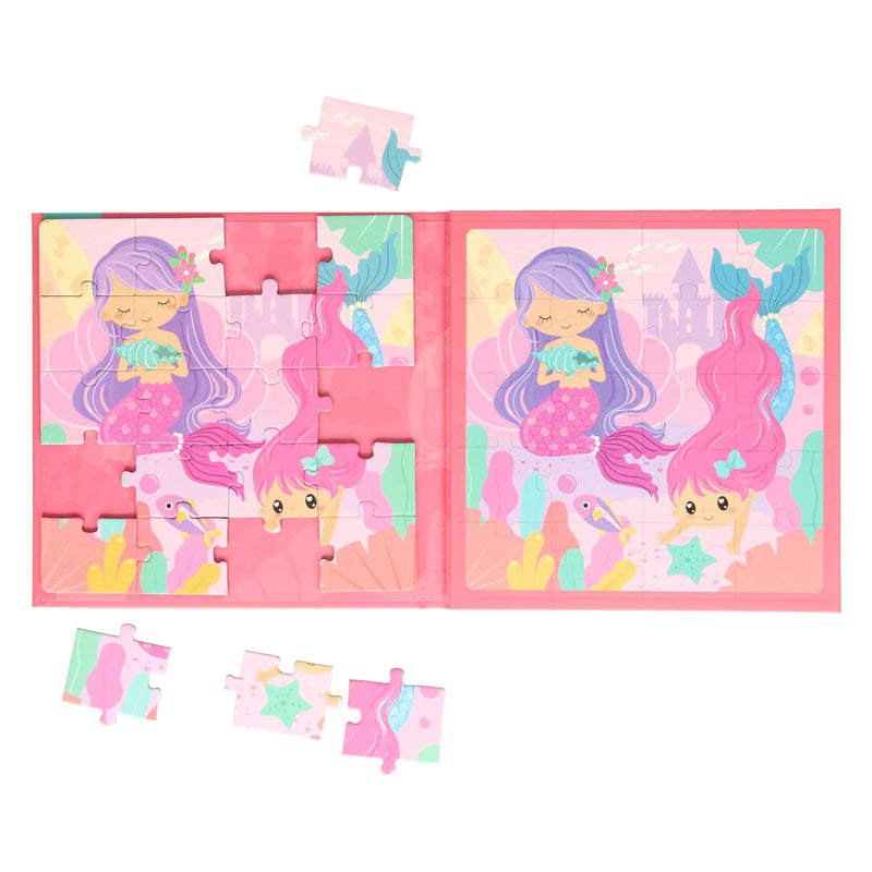 Magnéitescht Puzzel Buch Mermaid