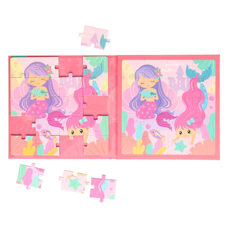 Magnéitescht Puzzel Buch Mermaid