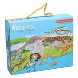Floor puzzle wild animals, 100 pcs.