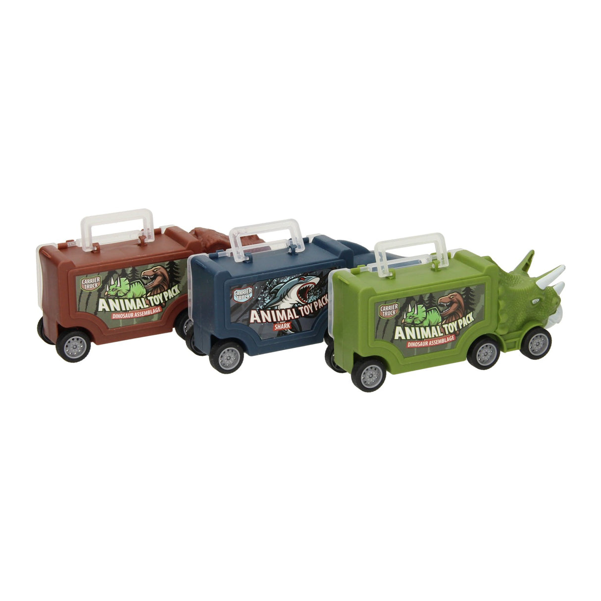 Camion Set Dinosaurier an Hai, 3 Stéck.