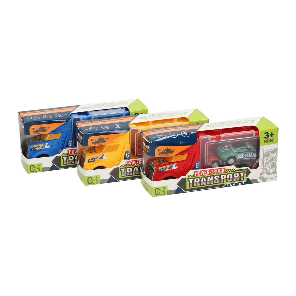Lobbes vrachtwagen met 2 auto's