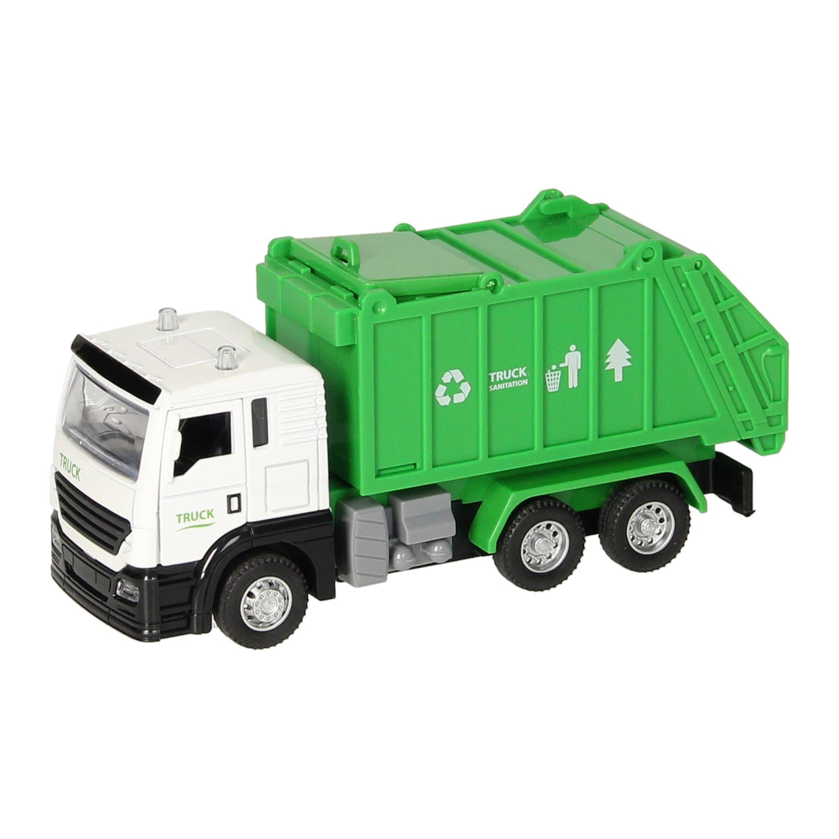 Garbage truck light sound