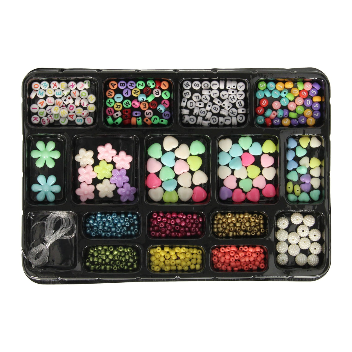Jewelry making bead set pastel metallic