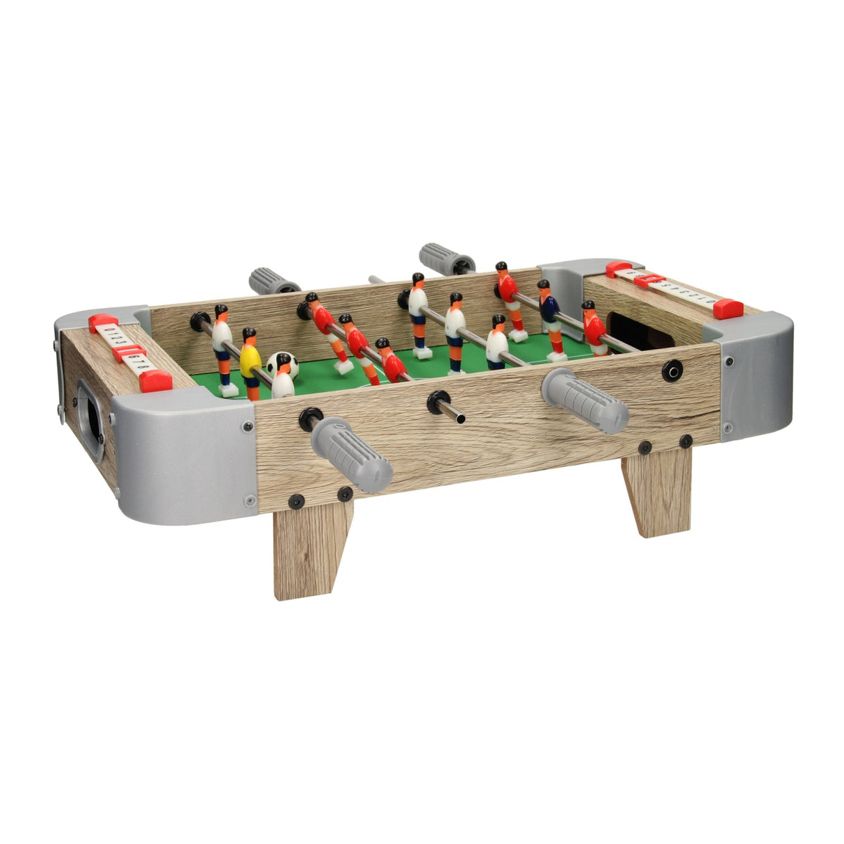 Houten tafel voetbalspel