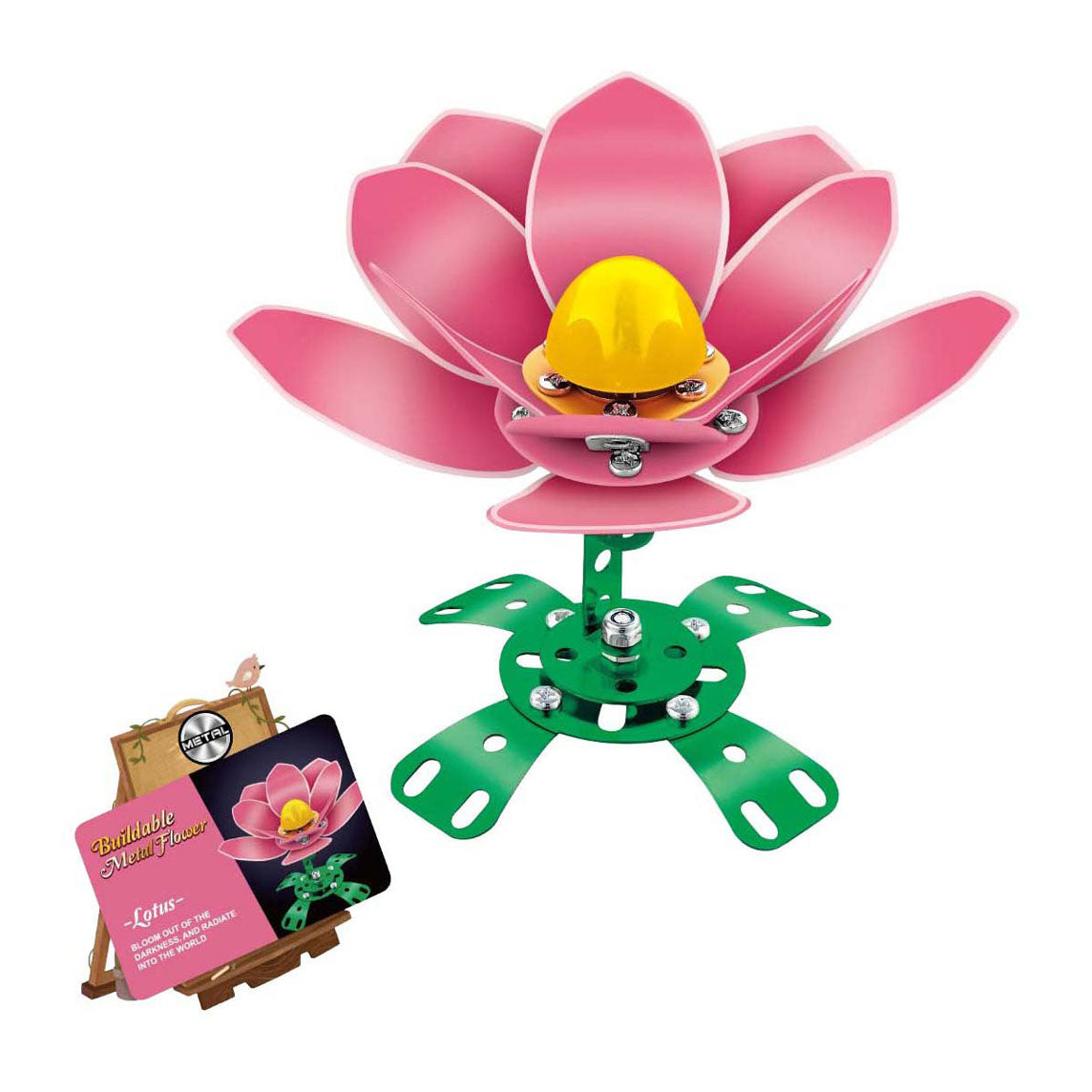 Lobbes Metal Construction Set Pink Poppy