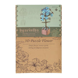 Wooden 3D construction kit hyacinth - 115 parts.