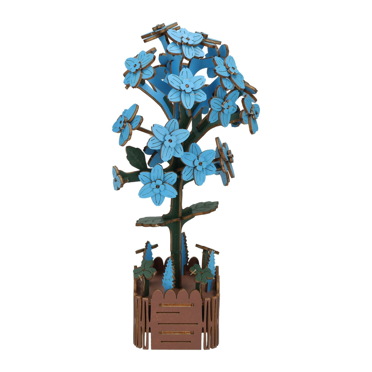 Wooden 3D construction kit hyacinth - 115 parts.